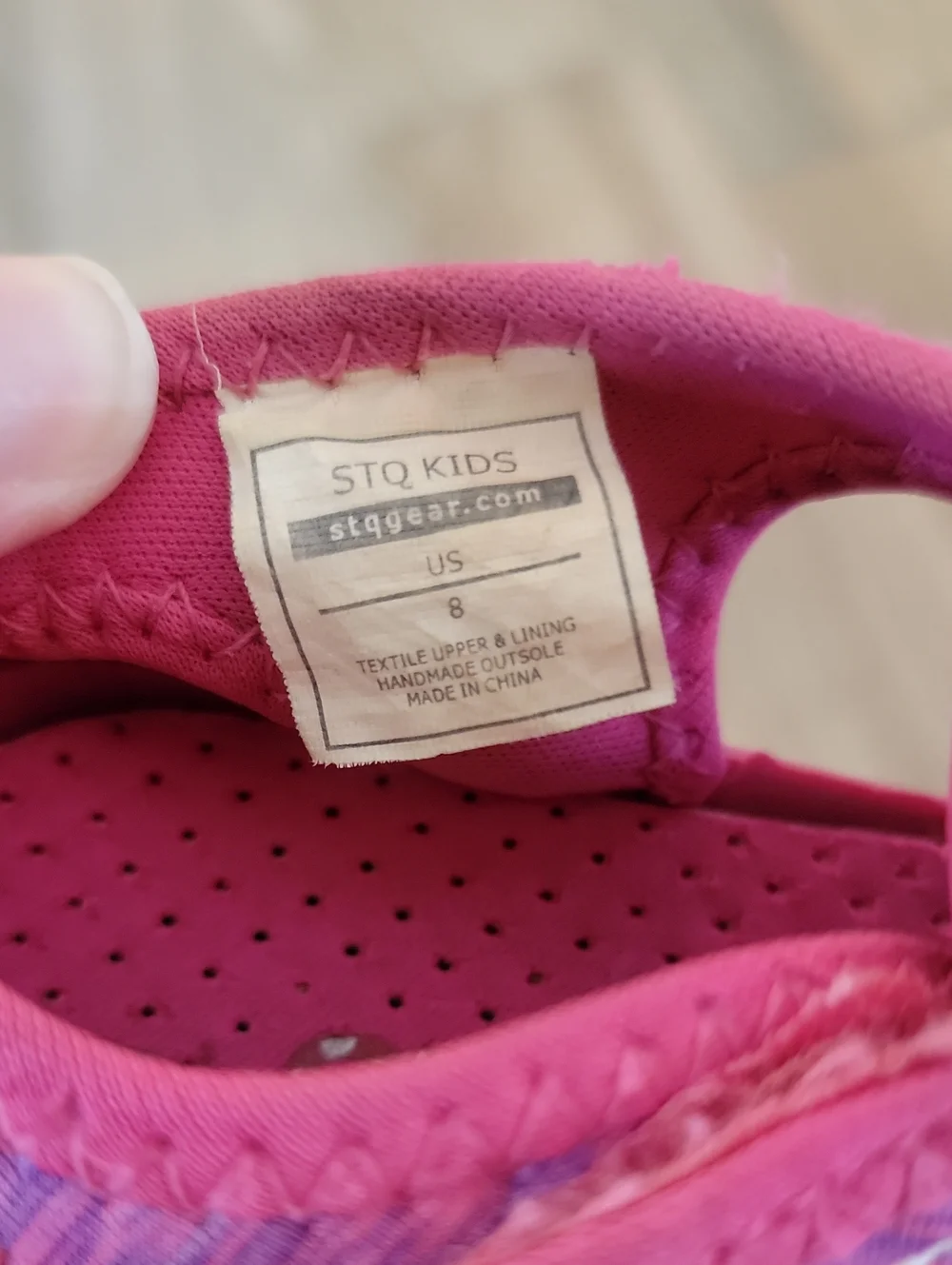 Girls Water Shoes Size 8